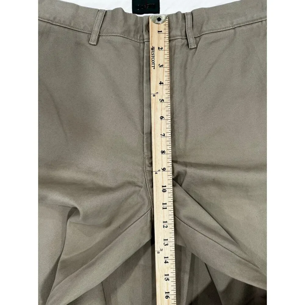 J Crew Men's Classic Casual Workwear Chino Pants Dill Green Cotton 32/30